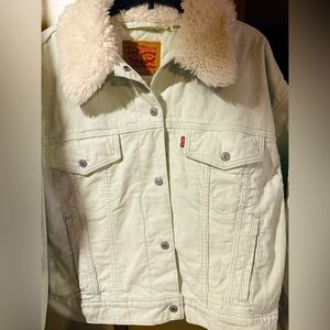 Levi’s Corduroy Sherpa Trucker Jacket